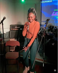 Performing in Manhattan